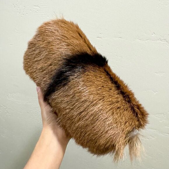 Handmade Asymmetric Leather Shoulder Bag/Hair On Goat- hide Saddle Bag/Crossbody - Picture 16 of 16